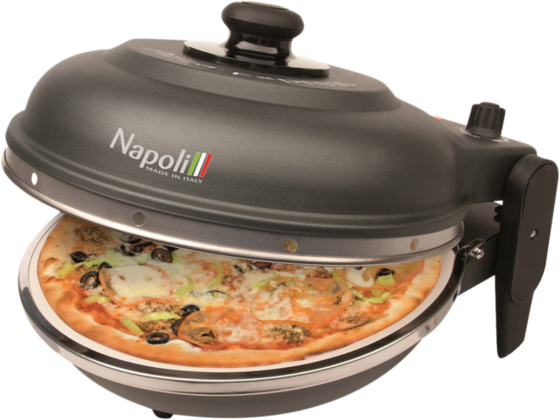 Optima Napoli Pizzaoven Cast Iron Zwart