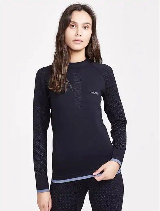 Craft ADV Warm Intensity Thermoshirt Dames - Zwart - Maat M