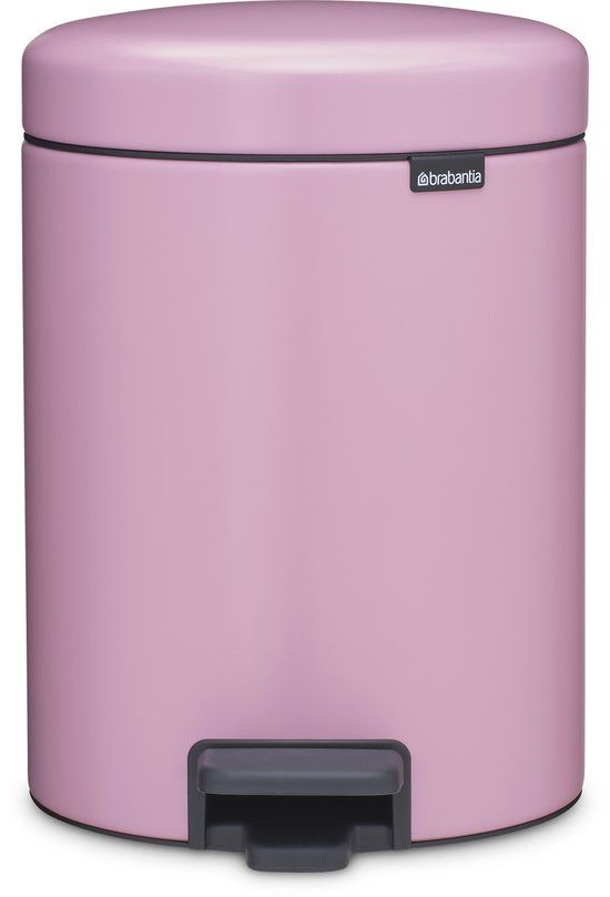 Brabantia NewIcon Prullenbak - 5 liter - Badkamer - Lilac Pink
