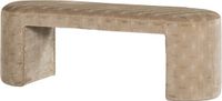 WOOOD Jacob Bankje Dessin - Geweven stof - Naturel - 46x130x46