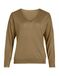 VILA Vinovy L/S V-hals Rev Knit Top - Noos