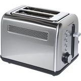 Riviera&Bar Grille-pain 2 fentes courtes - 900W - Acier inoxydable brossé