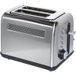 Riviera&Bar Grille-pain 2 fentes courtes - 900W - Acier inoxydable brossé