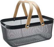Guillouard Metalen mand - 16 liter opbergmand - donkergrijs metaal