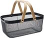 Guillouard Metalen mand - 16 liter opbergmand - donkergrijs metaal