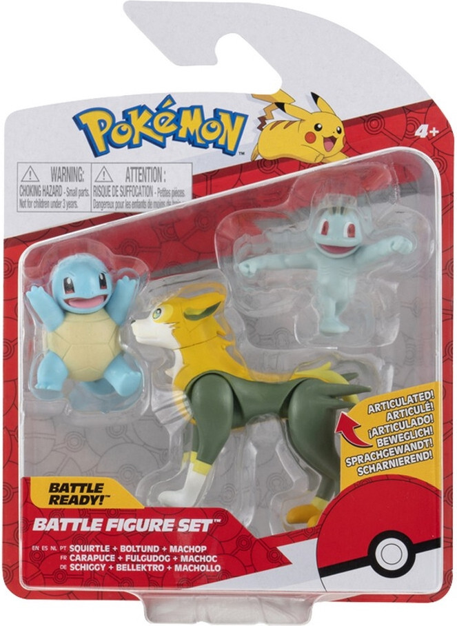 Jazwares Pokemon Battle Figure 3-Pack