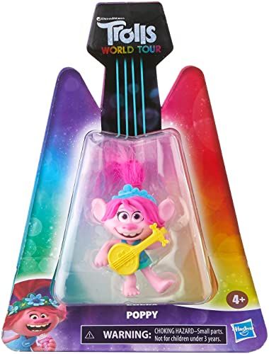 Hasbro DreamWorks Trolls World Tour Poppy Doll with Ukulele Accessory