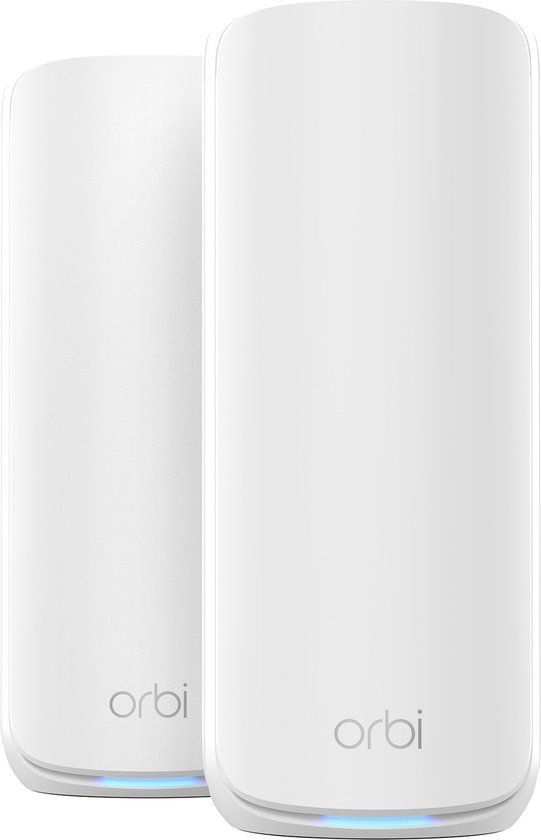 NETGEAR Orbi RBE872 - Mesh WiFi 7 - 21000 Mbps - Tri-Band - 2-Pack - White