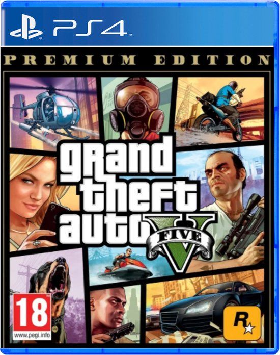 Rockstar GTA V - Premium Edition - PS4 - Rockstar Games
