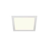 SLV SENSER 24 Inbouw Plafondlamp Vierkant Wit 1xLED 4000K