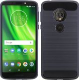 Motorola Moto G6 Play hoesje en beschermhoes van siliconen, zwart