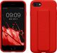kwmobile back cover voor smartphone - geschikt voor Apple iPhone SE (2022) / iPhone SE (2020) / iPhone 8 / iPhone 7 - 1x beschermhoesje van kunststof - In rood