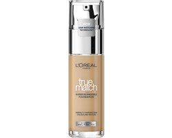 L'Oréal Paris True Match Foundation 4.5N - Natural Finish Foundation with Hyaluronic Acid & SPF 16 - 30ml