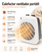 Extrahouse 2000W Ventilateur chauffant portable