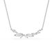 Swarovski Mesmera Halsketting, Marquise-Slijpsel, Wit, Rodium Verguld
