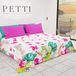 PETTI Artigiani Italiani - Sprei voor tweepersoonsbed, tropisch patroon 02, 100% microvezel, hypoallergeen, 100% Made in Italy