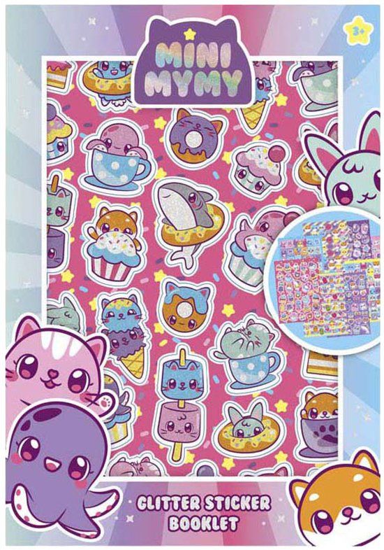 Top1Toys Bol Mini MyMy Glitter Stickerboekje A5
