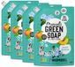 Marcel's Green Soap Wasmiddel Navulling Voordeelbox Kleur Perzik & Jasmijn 4 x 1000 ml