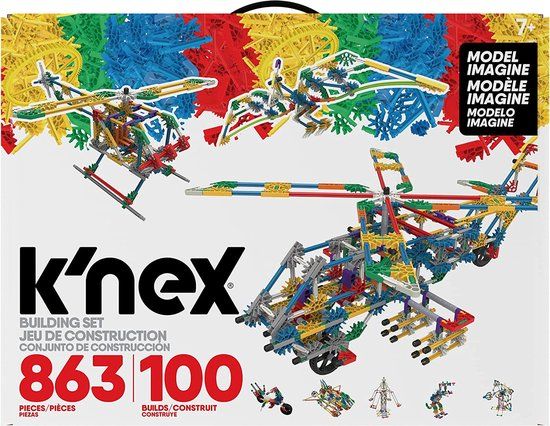 K'NEX Bouwset - 100 Modellen, 800 onderdelen