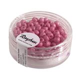 Rayher Silk Bead Glas Rocailles, 4mm ø, blik 120 stuks, fuchsia