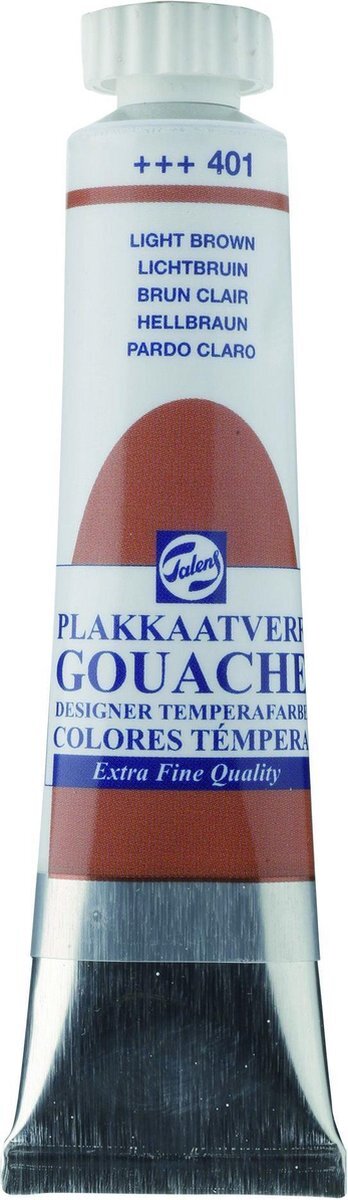 Talens C080-44012 Talens Gouache - ondoorzichtige aquarel - 20ml lichtbruin