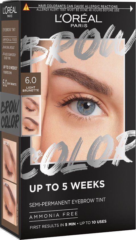 L'Oréal Paris Brow Color Wenkbrauwverf - 6.0 Light Brunette - 30 ml