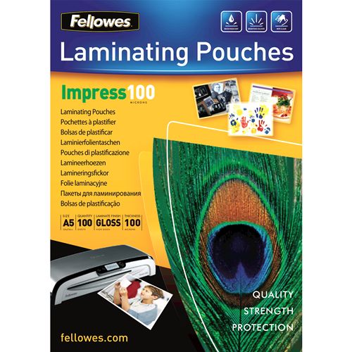 Fellowes Laminatorhoezen A5 100 micron - 100 stuks