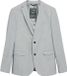 s.Oliver BLACK LABEL s.Oliver Heren Regular Fit Blazer Effen Grijs Polyester