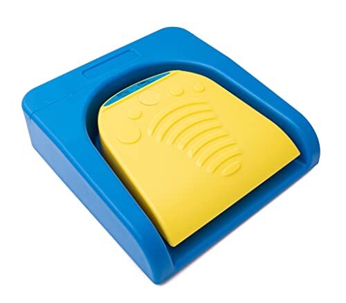Systems Bluetooth voetpedaal draadloos met USB 3.1 type C aansluiting voor PC hotkeys blauw geel