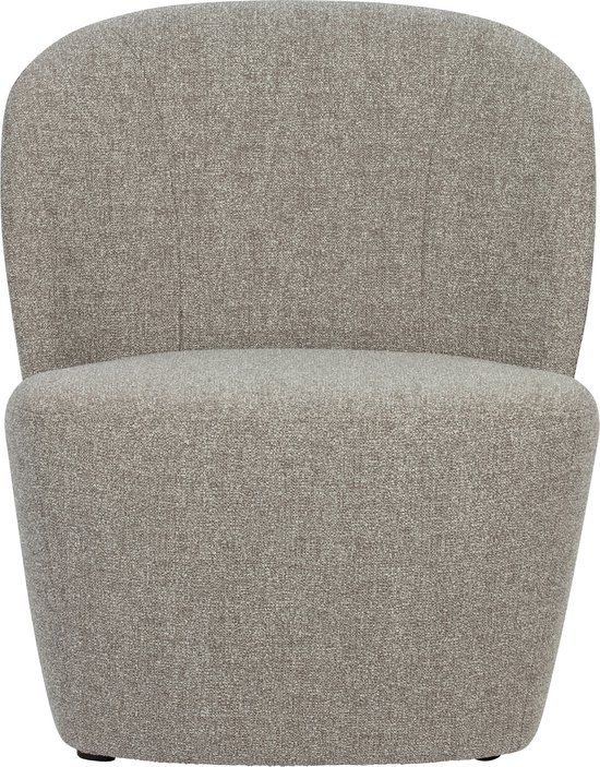 vtwonen Lofty Fauteuil - Naturel - Velvet - Industrieel