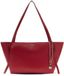 GUESS Devon 3 Compartment Tote Dark Cherry donkerrood schoudertas