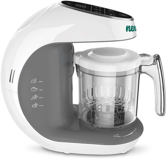 JTI SUP Neno Cibo Blender Voor Babyvoeding Met Stoomfunctie Transparant