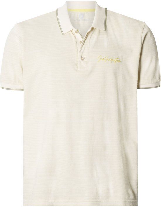 Jan Vanderstorm heren Poloshirt - 56/58 - wolwit - Plus Size