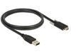 DeLOCK 83718 Câble USB - 1 m - Noir