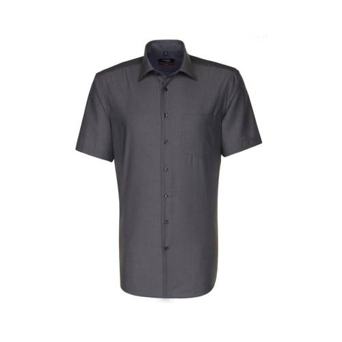 Seidensticker Regular Fit Overhemd - Grijs