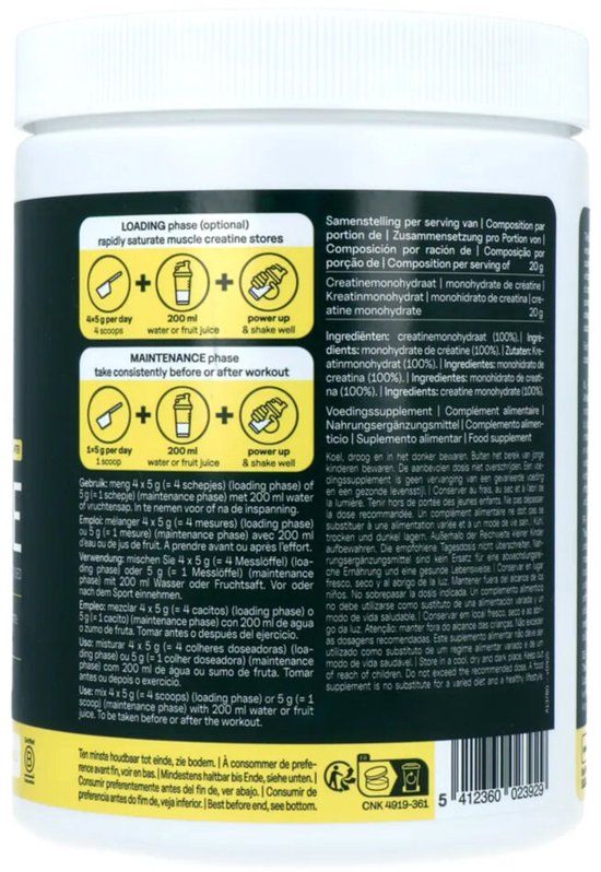 The Green Athlete Creatine 400 Gram