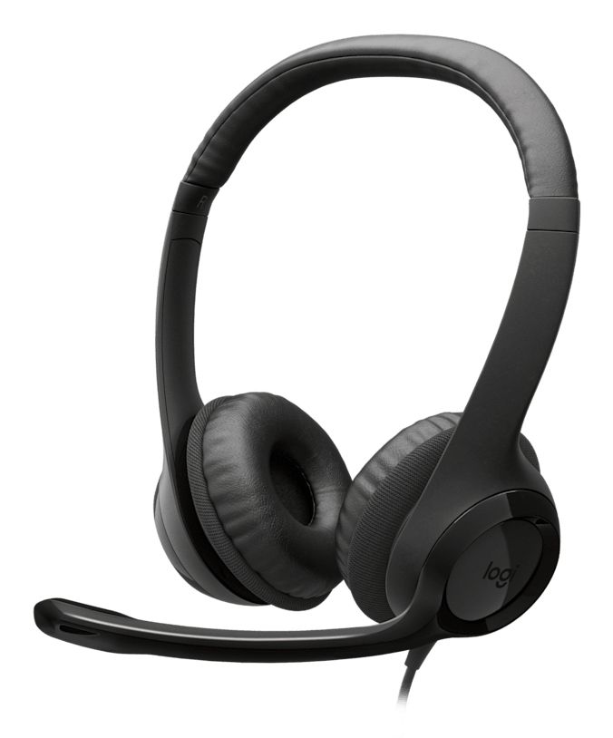 Logitech H390 USB Headset - Bedraad - USB Type-C - Zwart