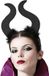Atosa Halloween/horror verkleed diadeem/tiara - grote duivel hoorns - kunststof - dames/meisjes