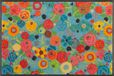 wash+dry Flower Power Deurmat, 40 x 60 cm, voor binnen en buiten, wasbaar, meerkleurig
