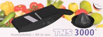 TNS 3000 Tout-en-un hacheur de légumes, noir