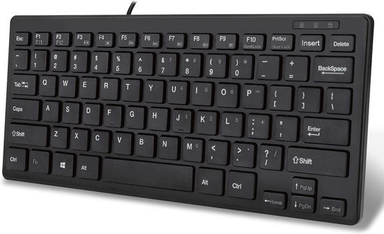 Adesso SlimTouch 111UB - Mini toetsenbord - USB - QWERTY (US) - Zwart