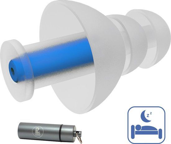 Plic Audio Slaap Oordopjes - Blauw - 18 dB - Herbruikbaar
