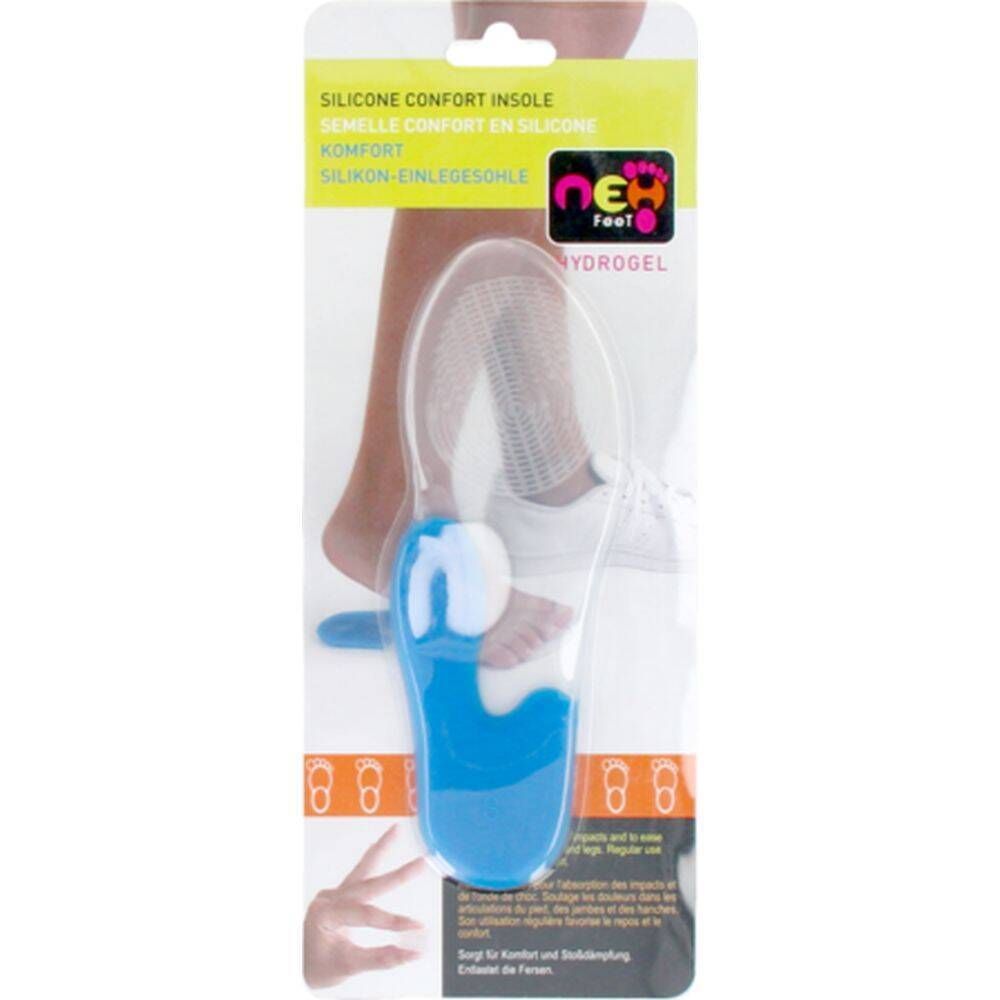NEH Feet Inlegzolen Silicoon Comfort Maat 35-38 - 1 paar
