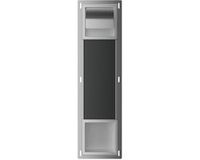 Wiesbaden Rocko toiletrolhouder met klep en reserverolhouder inbouw wit
