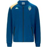 Kappa Trainingsjack AS Monaco Atriso 2023/24 Blauw/Geel XL