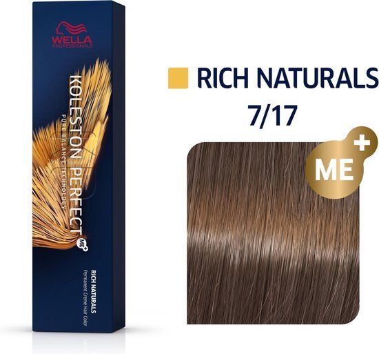 Wella Professionals Koleston Perfect Me+ Haarverf 7/17 Rich Naturals - 60ml