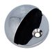 Amig - Deurstopper - Ø45 x 25 mm - Vloerbevestiging met schroef - Glanzend zilverkleurig zamak