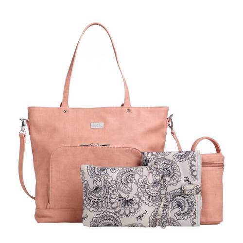 Isoki Nappy Tote luiertas pink Pink