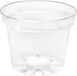Garronda Plantenpot Bloempot - Kunststof - Rond - Plantenbak - 1 Stuk - Transparent, 19cm H=15cm – Transparant - GD-NIC-Pot64