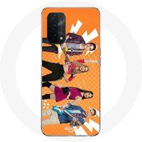Maniacase Etui voor Oppo A74 5G Volg je dromen komedie lied